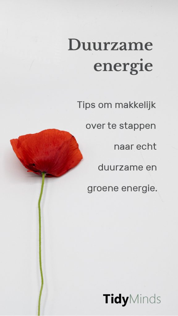 Grafiek voor meest duurzame energie tips voor groene stroom (1)