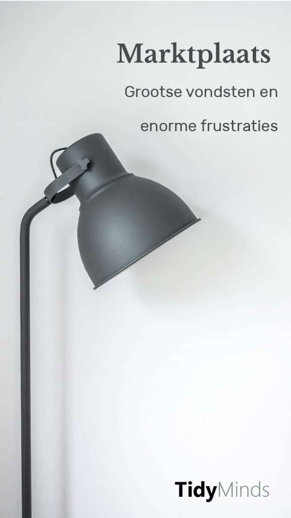 Marktplaats ervaringen ontspullen minimalisme