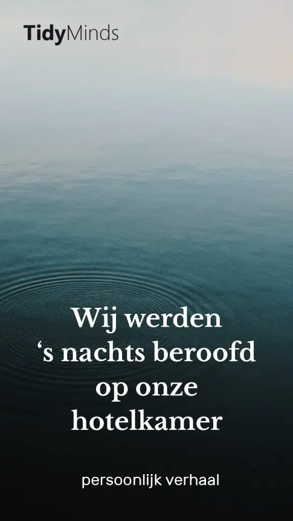 Persoonlijk verhaal nachts beroofd hotelkamer Tidy Minds