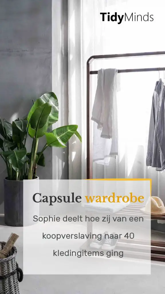 Van koopverslaving naar capsule wardrobe interview Sophie Naoki blog