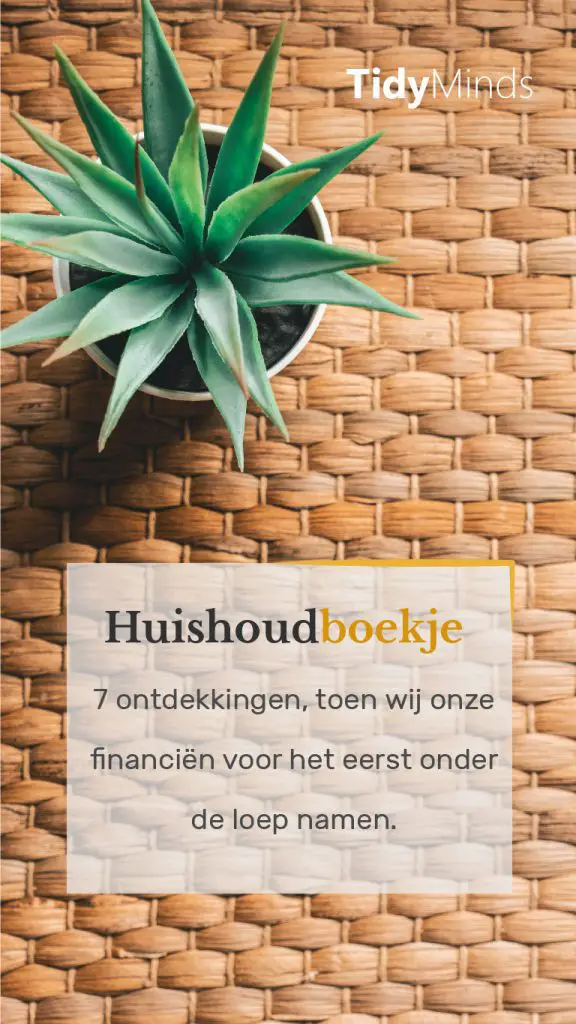 Huishoudboekje onder de loep inzicht in onze uitgaven Tidy Minds