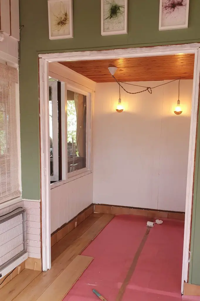 Tiny House verbouwen op de volkstuin door klusamateurs