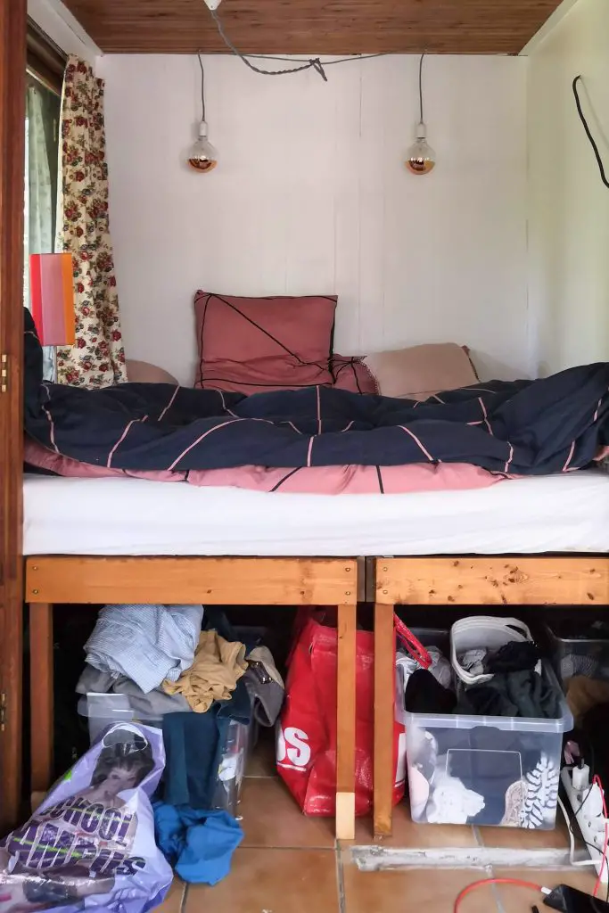 Tiny House verbouwen op de volkstuin door klusamateurs