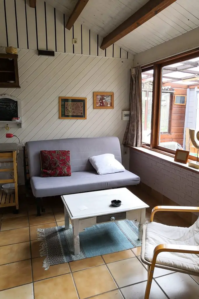 Tiny House verbouwen op de volkstuin door klusamateurs