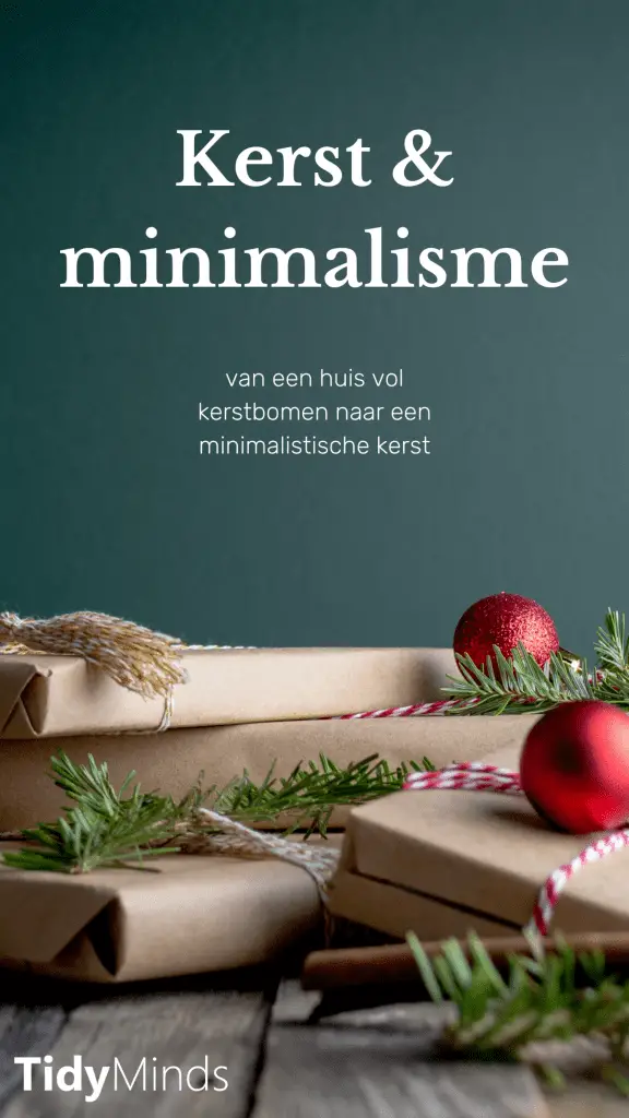Minimalistische kerst met Tidy Minds 