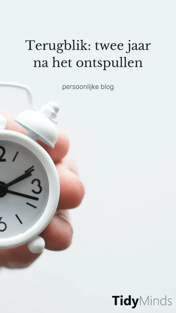 Terugblik: Ontspullen voor en na | Tidy Minds over minimalisme ontspullen en bewust leven