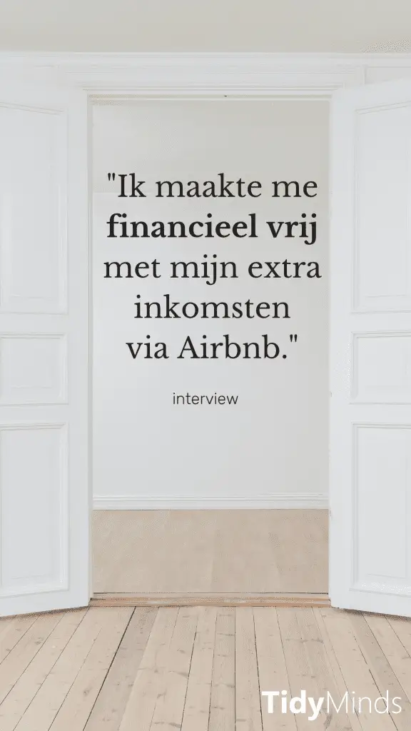 financiele vrijheid via Airbnb verhuren 