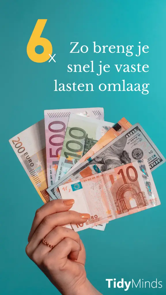 besparen op vaste lasten per maand tips | geldzaken | slim met geld