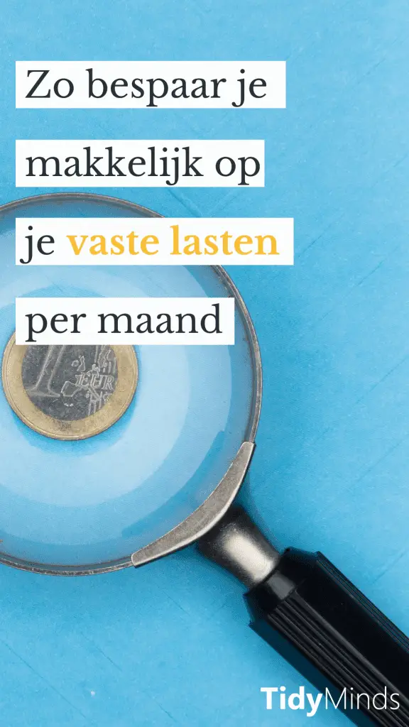 besparen op vaste lasten per maand tips | geldzaken | slim met geld