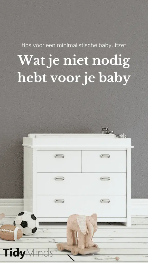 Minimalistische babyuitzet 