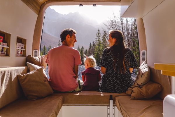 Klein wonen met een gezin: vanlife op 7 m²